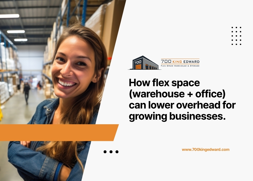 How flex space (warehouse + office) can lower overhead for growing businesses.